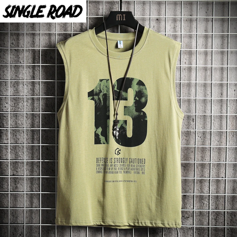 Мужская майка с одной дорожкой 2021 мускулированная одежда в стиле хип хоп