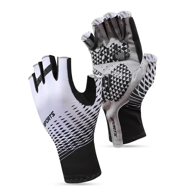 

New Cycling Gloves with Bicycle Anti Slip Men Women Shockproof Short Half Finger Gloves for Outdoor Bike Sport
