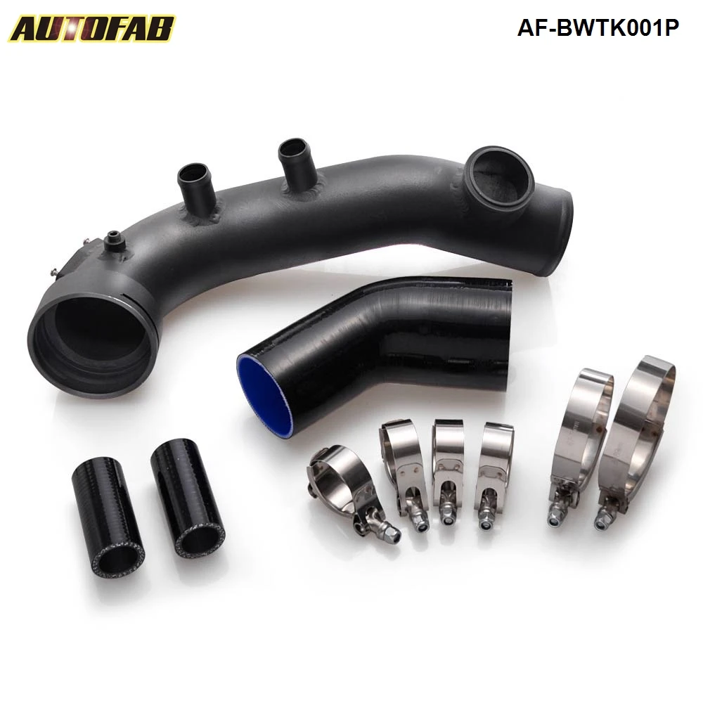 Black Aluminum IntakeTurb Charge Pipe for BMW 07+ N54 135i 335 i is xi AF-BWTK001P |