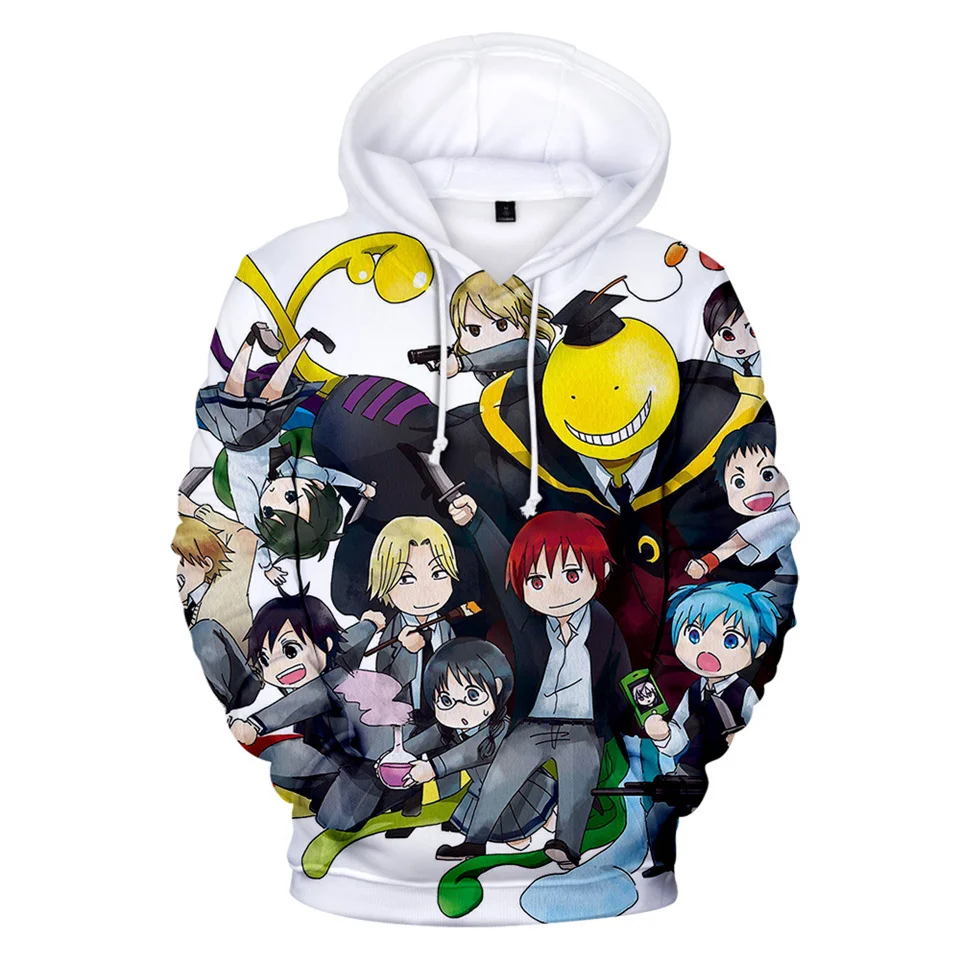 Новый класс убийц Korosensei Аниме толстовки для мужчин/женщин Осень в стиле хип хоп
