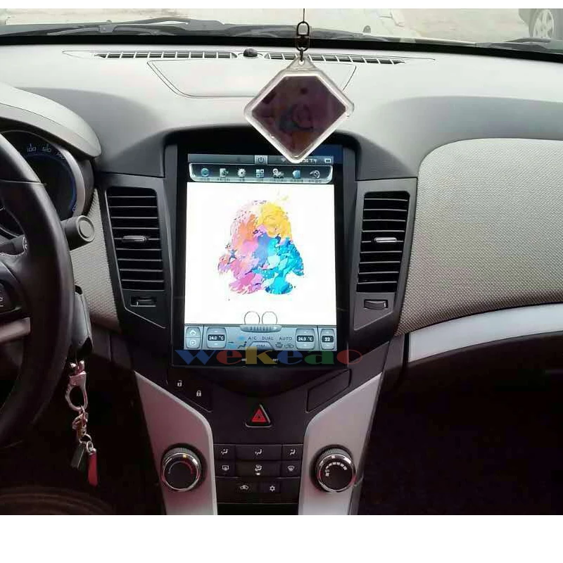 

Wekeao Vertical Screen Tesla Style 10.4" 1 Din Android 9.0 Car Dvd Player For Chevrolet Cruze Car Radio GPS Navigation 2009-2014