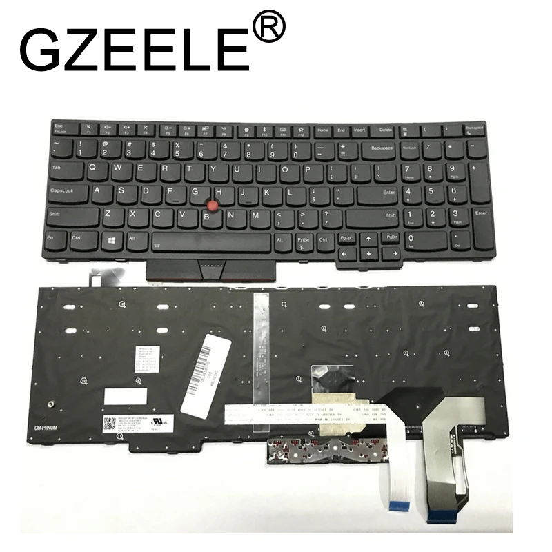 Новая английская клавиатура US для ThinkPad E580 E585 E590 E595 L580 L590 T590 FRU 01YP560 01YP640 01YP720 P52 P72 |