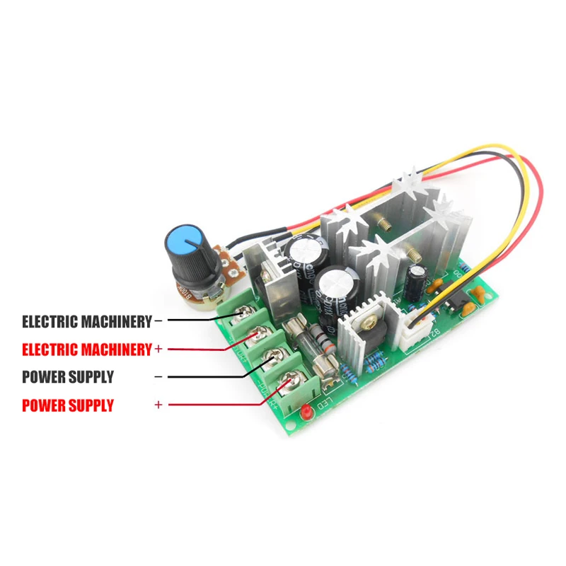 PWM Fan DC Motor Speed Controller Module 1200W 20A 12V/24V/36V/48V 25KHZ Current Voltage Regulator Drive | Обустройство дома
