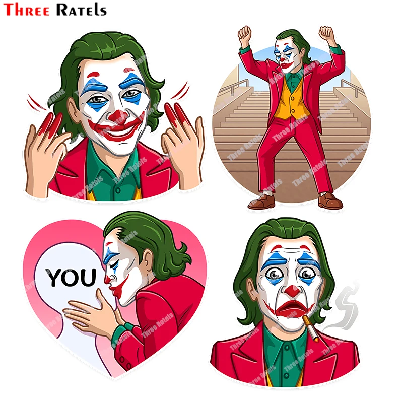 

Three Ratels B267 Big Thejoker Stickers For Passat B5 Car Stickers Vinyl Material Jdm Colorful Decals Decor