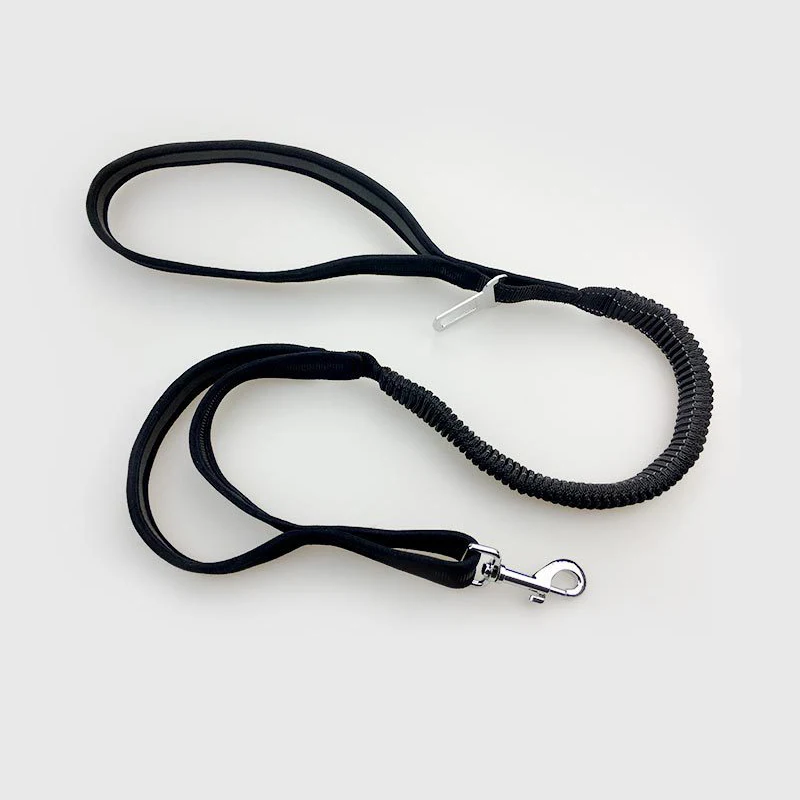 Многофункциональный поводок для больших собак с двойной ручкой ремень