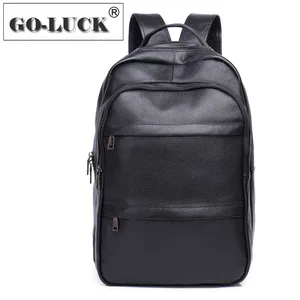 Мужской рюкзак из натуральной воловьей кожи для ноутбука 15,6 дюйма