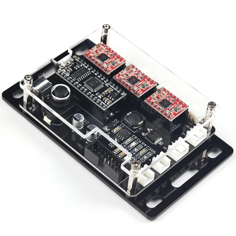 Eleksmana V5.2 Grbl ЧПУ материнская плата Usb 3 оси Управление карта с Diy Запчасти
