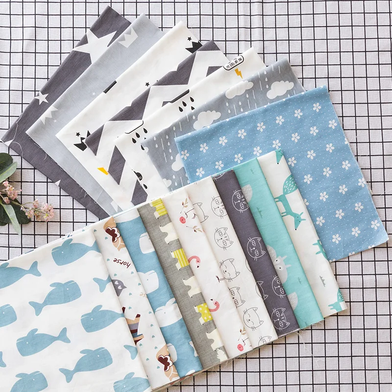 Саржевые хлопчатобумажные ткани ткань для шитья ручной работы детей 1