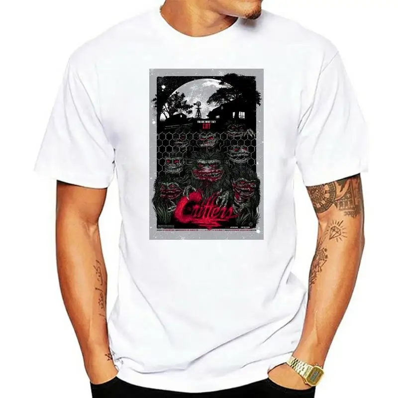 

CRITTERS 5 Movie Poster T Shirt All Sizes Black T-Shirt Men High Quality Tees Fashion T-Shirts Summer Straight 100% Cotton