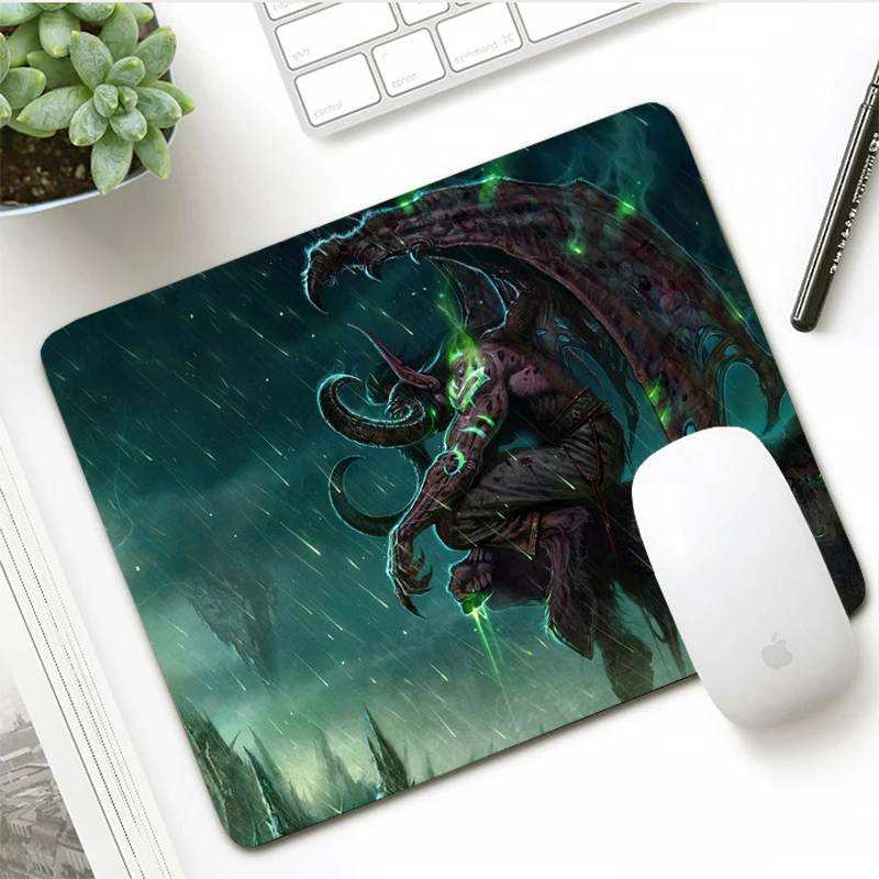 

Custom World of Warcraft Mouse Pad 21x26cm Durable Gaming MousePad Gamer Small Size Non-Skid Office Laptop Mat Otaku Gift