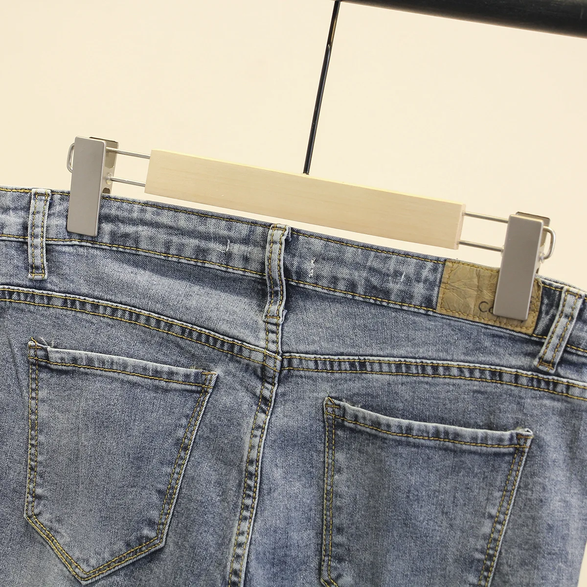 2020 весенние женские джинсы облегающие эластичные узкие брюки с дырками