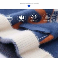 New Boys Mink Sweaters 3-13 Years Old Letter Childrens Clothing Long Sleeve Autumn and Winter O-Neck Kids Casual Clothes