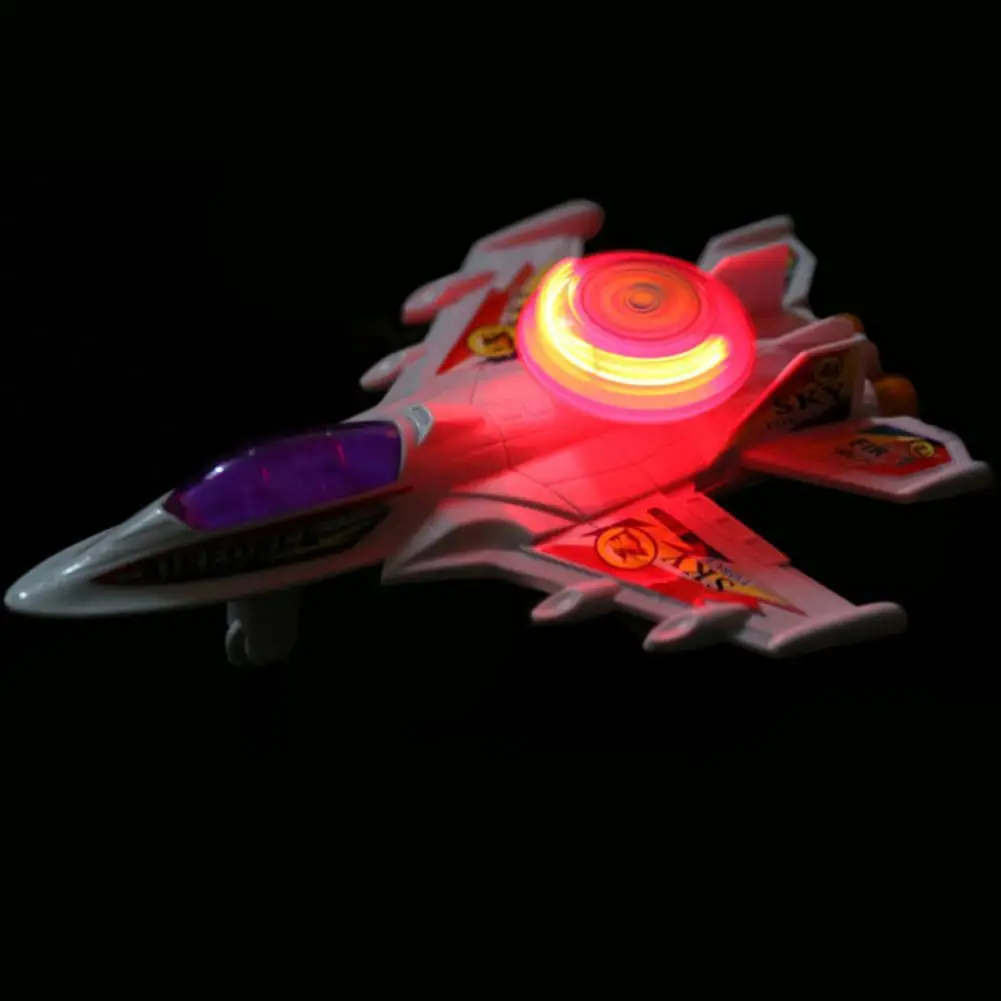 

Airplane Pull Wire Model LED Luminous Flash Simulation Miniature Plane Kids Toy