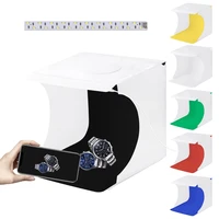 mini studio light box with led light for product photography softbox for photo studio products photography backdrops tent kits