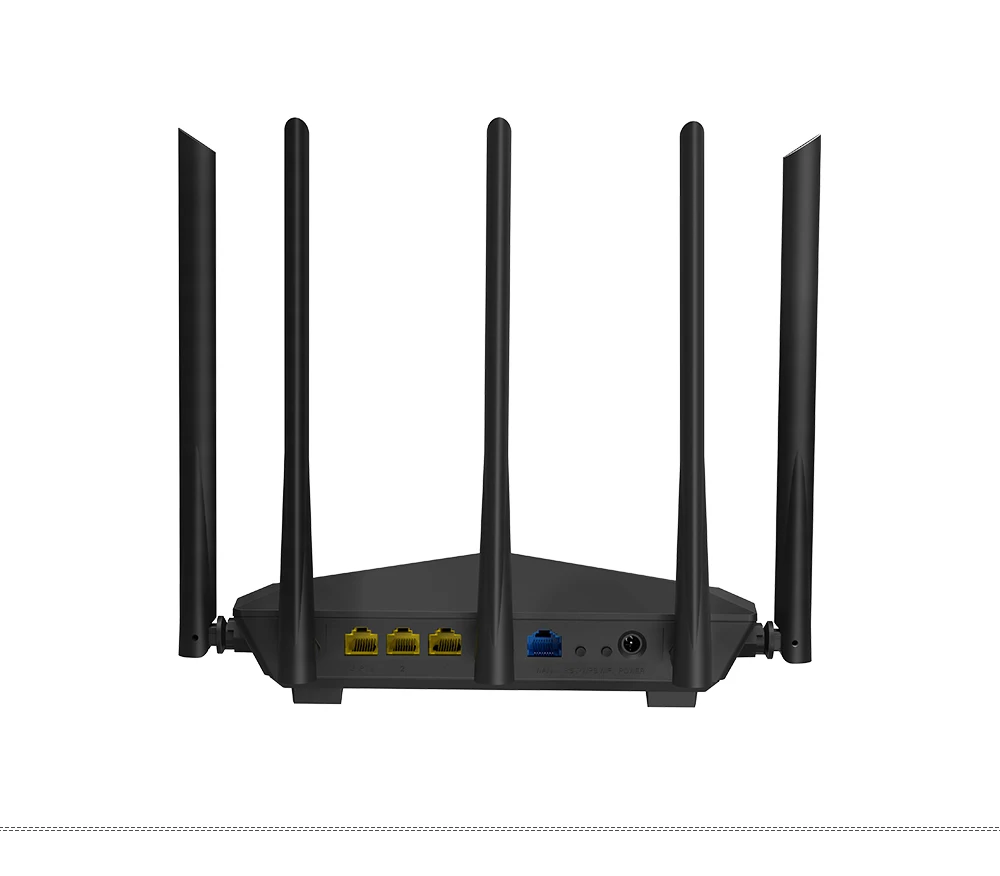 Tenda AC7 Wi-Fi роутеры 11AC 2,4 ГГц/5,0 ГГц Wi-Fi ретранслятор 1* WAN+ 3* LAN 5* 6dbi антенны с высоким коэффициентом усиления умное приложение управление английской прошивкой