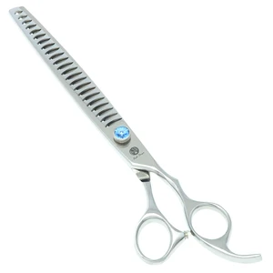 Ножницы для груминга больших питомцев, филировочные ножницы 8,0 дюйма для груминга собак, японский 440c фиолетовый Драган, триммер для шерсти собак, B0059B