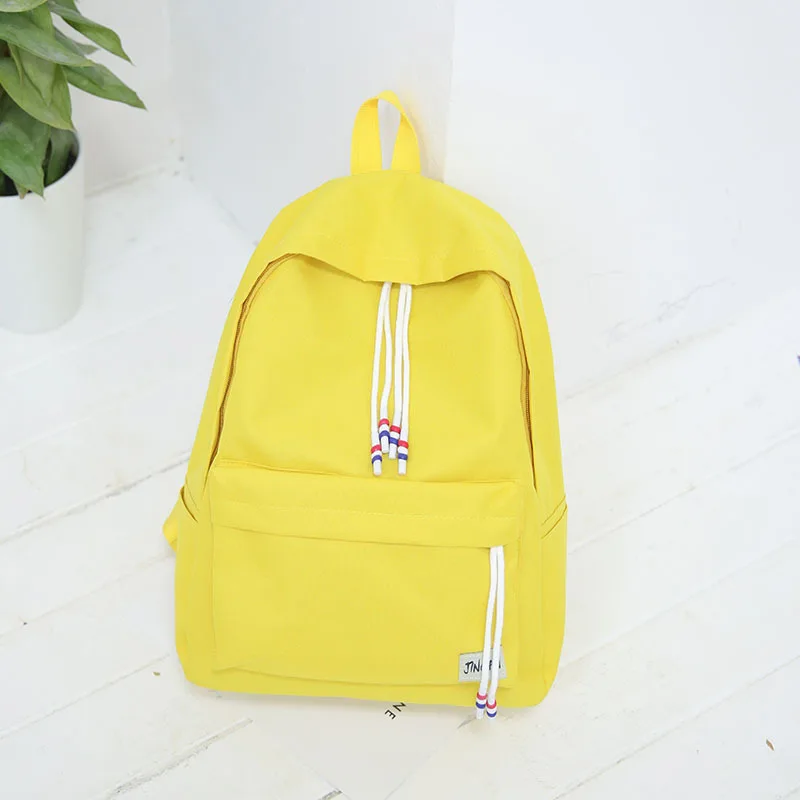 

Backpack Women's School Bag 2019 New Style Lanyard Canvas Backpack Middle School Students Backpack