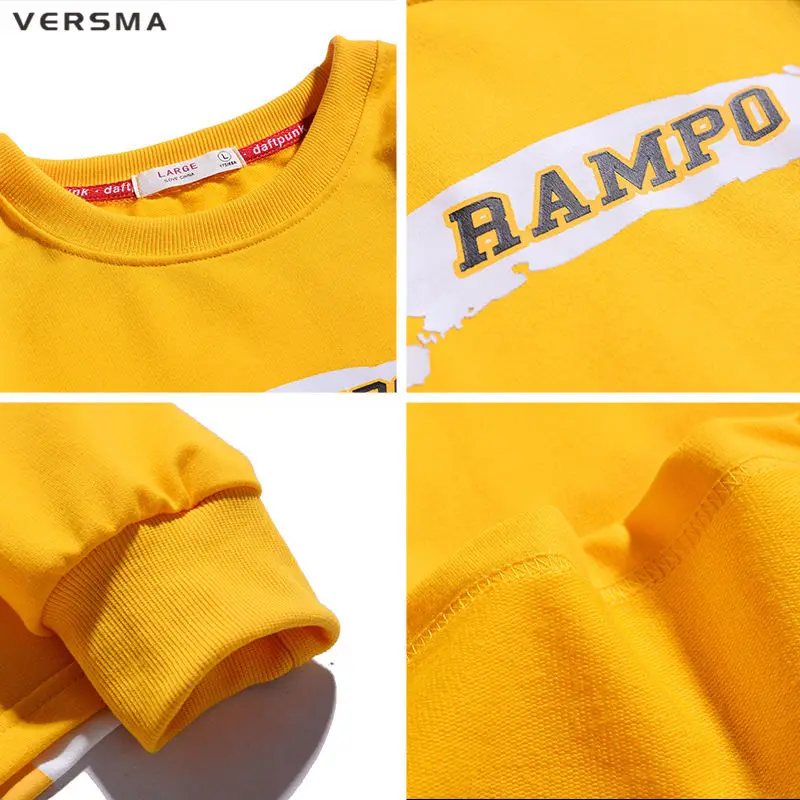 VERSMA обувь в японском стиле Харадзюку с принтом граффити Толстовки капюшоном и