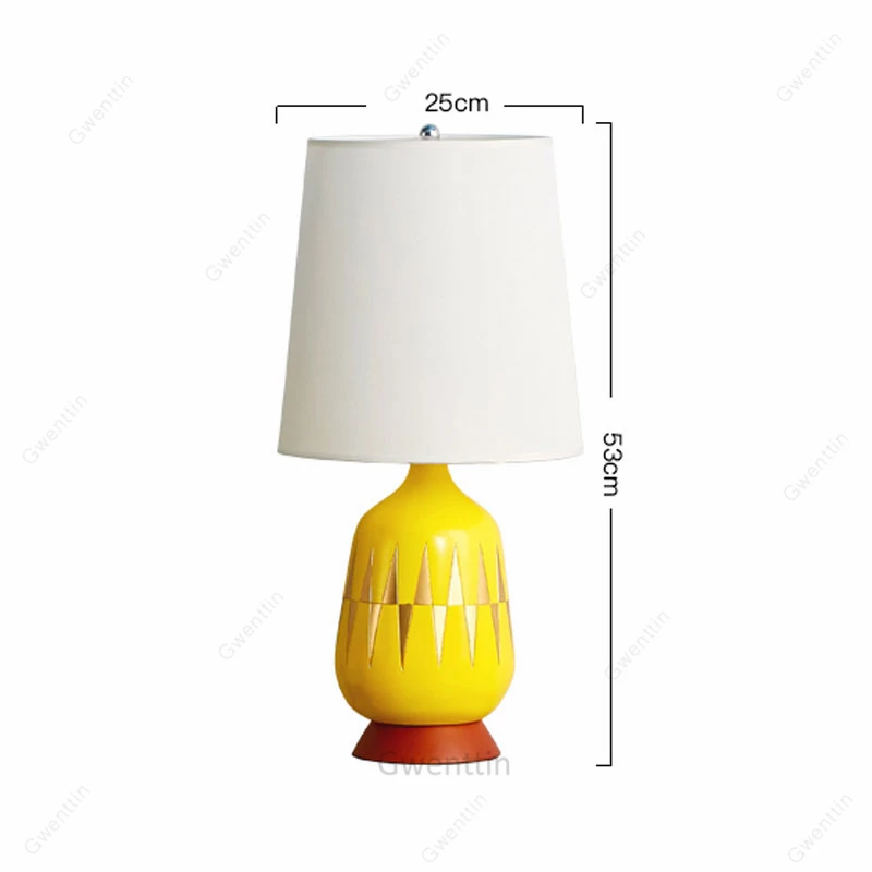 Современная желтая осветительная стойка в скандинавском стиле для гостиной