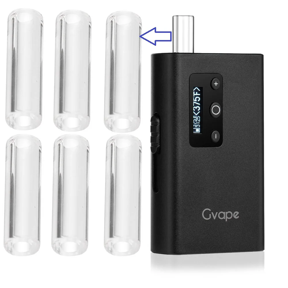 

6 шт./кор. Anlerr G стеклянные Мундштуки для замены мундштука