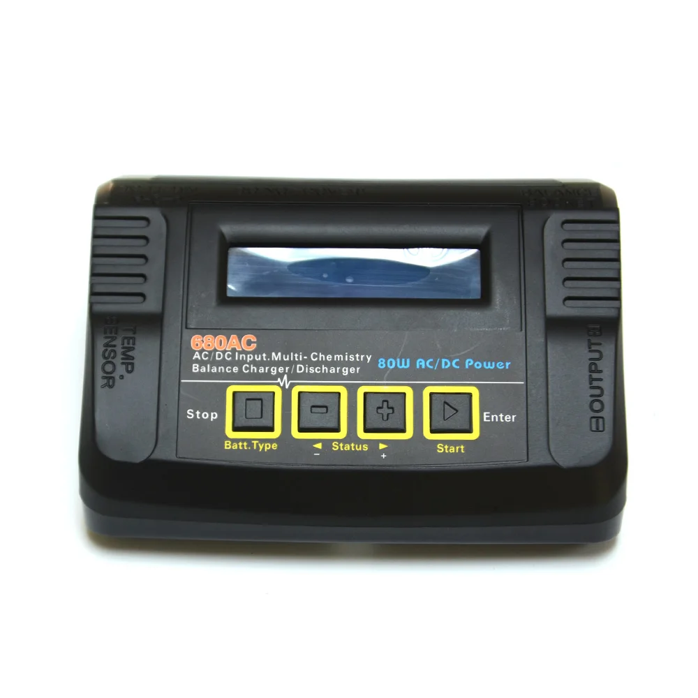 HTRC 680AC 80 Вт 6A AC/DC двойной мощность RC батарея баланс зарядное устройство Dis для 1-6s