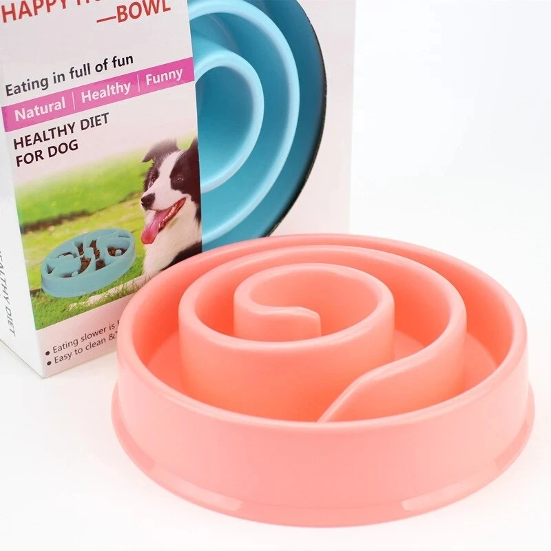 

Pet Dog Feeding Food Bowl Puppy Slow Down Eating Feeder Dish Bowl Prevent Obesity Pet Dog Products
