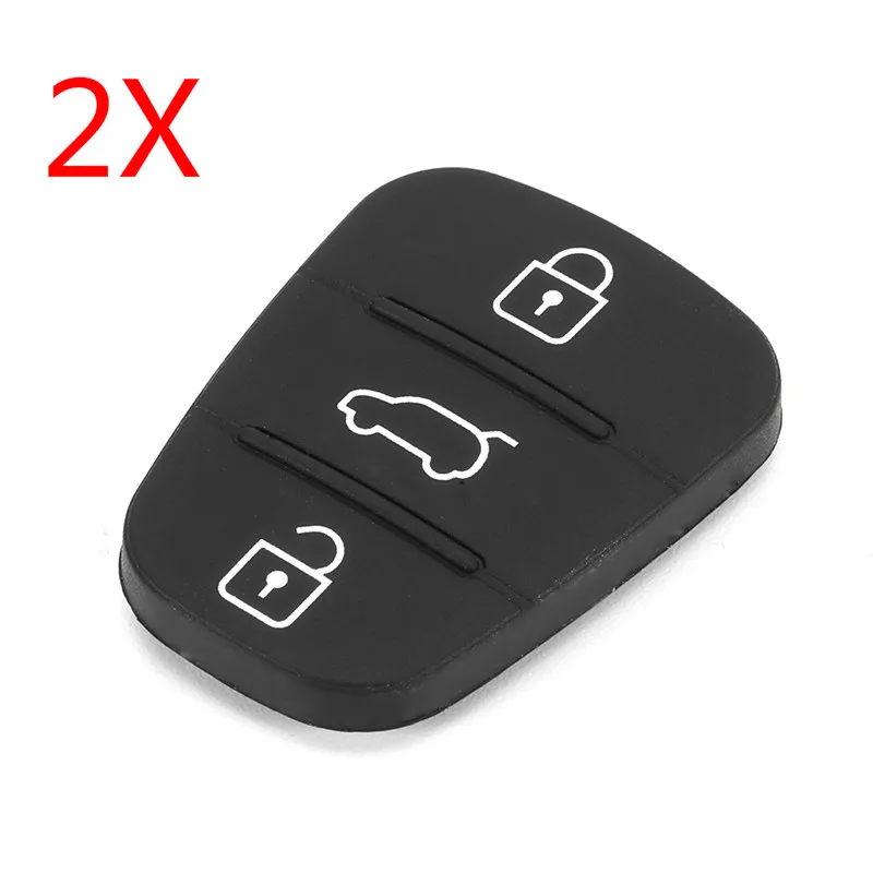 2 шт. 3 кнопки силиконовый резиновый автомобильный чехол для ключей Автозапчасти