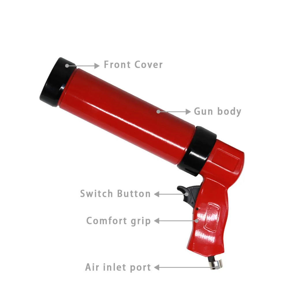 300 мл портативный пневматический стеклянный клеевой пистолет силиконовый