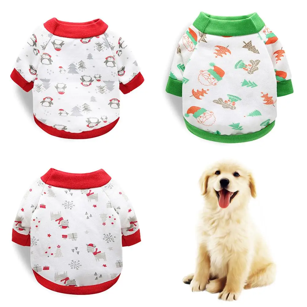 Костюм для домашних животных собак щенков рождественская елка костюм с принтом