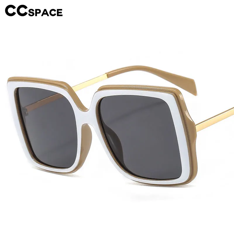 46590 негабаритные квадратные очки солнцезащитные для мужчин и женщин Модные