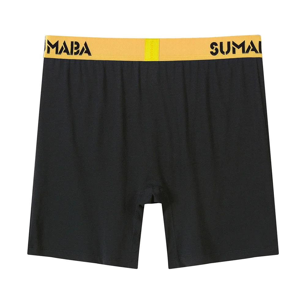 

Men Boxers Shorts Underpants Set Bamboo Breathable Underwear Soft Leggings For Men Casual Convex-Design Male Underpants