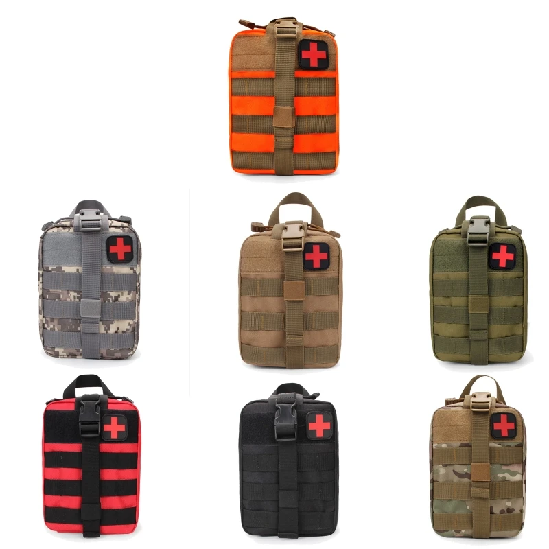 

Сумка первой помощи для кемпинга и выживания, Военная Сумка EDC, сумка на пояс Molle, уличная сумка R66E