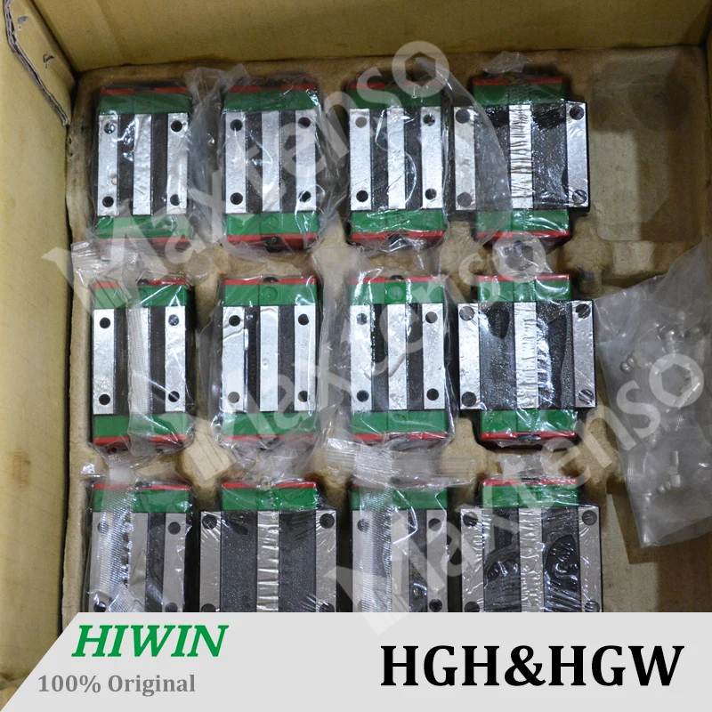 Бесплатная доставка HIWIN Оригинал 2 шт./лот HGH15CA HGH20CA HGH25CA HGH30CA HGW15CC HGW20CC HGW25CC HGW30CC