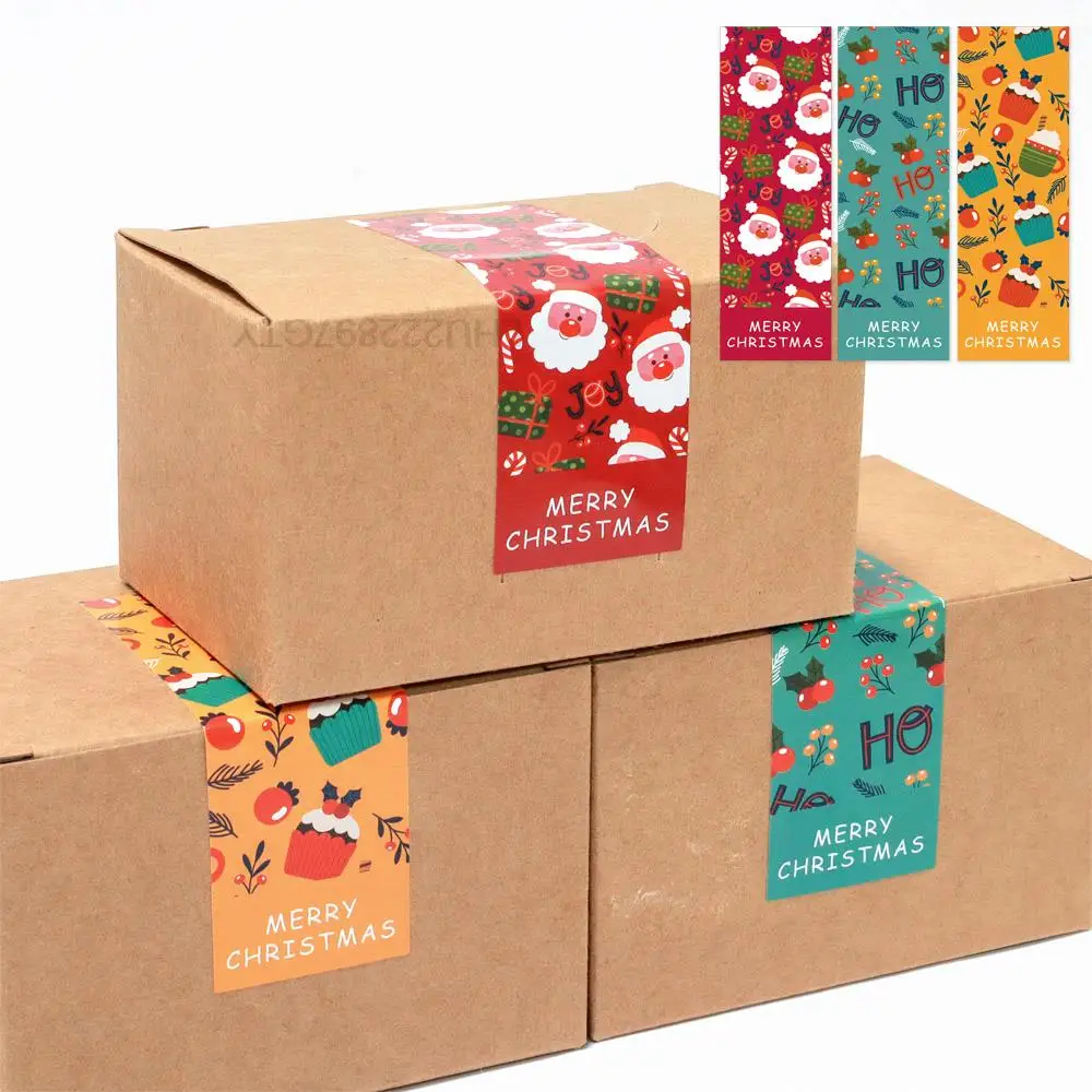 

6 шт./компл., Рождественские декоративные наклейки, винная бутылка