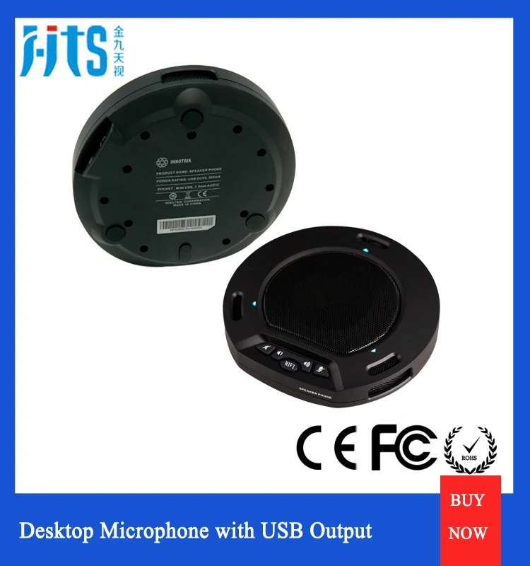 구매 유선 마이크 USB 무선 2.4G 마이크 블루투스 스피커 시스템, PC 회의 대학 스튜디오용