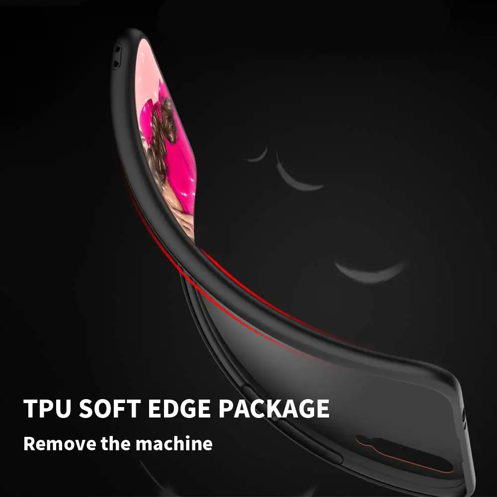 

Super Mom Baby Girl Soft Case For Huawei P30 P40 P20 P Smart Z Y6p Y6 Y7 2019 Honor 20 Lite 8X 9X Pro Black Shell Capas