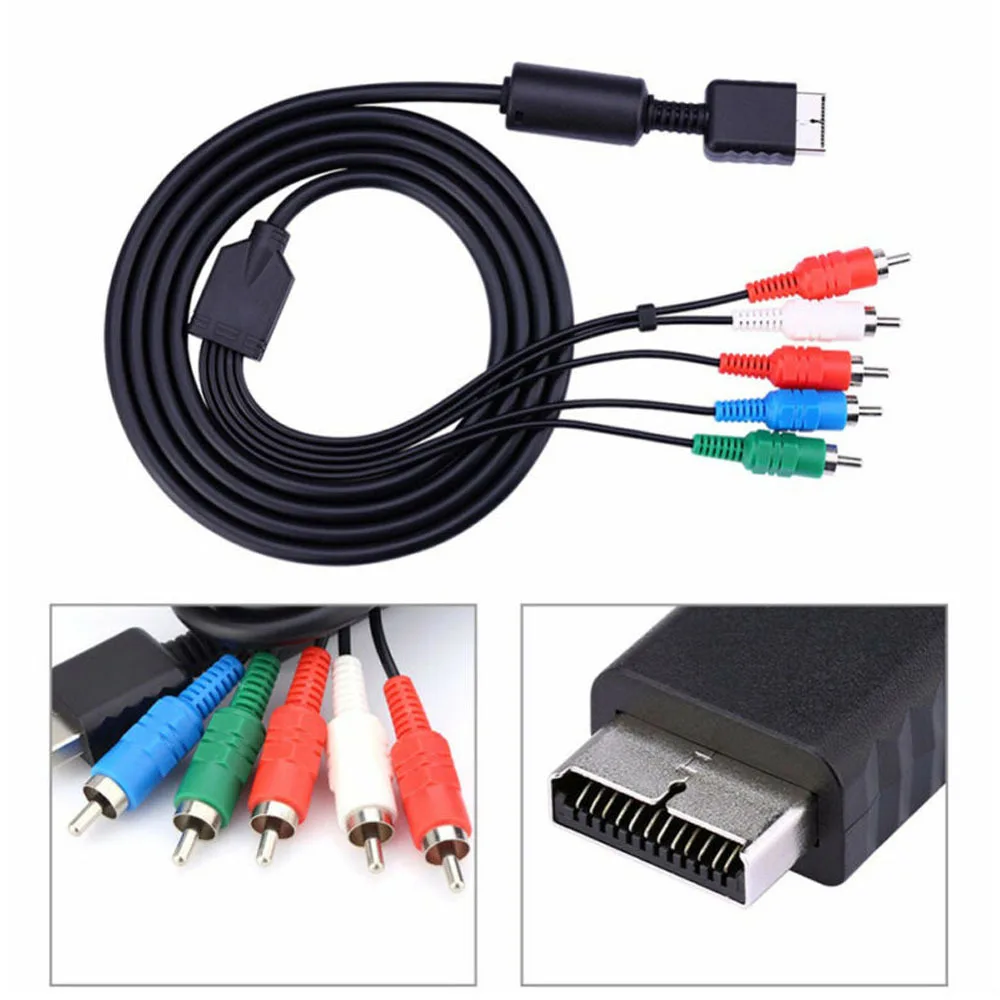 

PS2 To AV Cable HD Color Difference 5rca Extension 1.8M