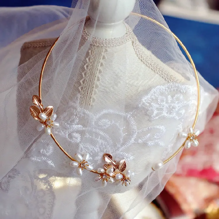 Ожерелье SINZRY ручной работы с натуральным пресноводным жемчугом элеганвечерние