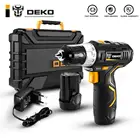 DEKO GCD12DU3 12V SET5 электрическая дрель, Беспроводная Мини дрель с литий-ионным аккумулятором и драйвером питания постоянного тока, 38 дюйма, 2 скорости