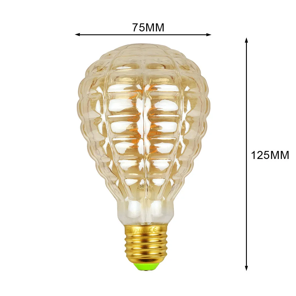 Винтажный светильник Эдисона Светодиодная лампа e27 220v 4w Рождественский