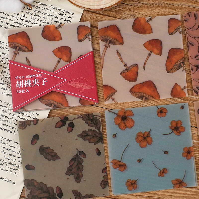 Креативный блокнот для записей масляная бумага прозрачные липкие блокноты