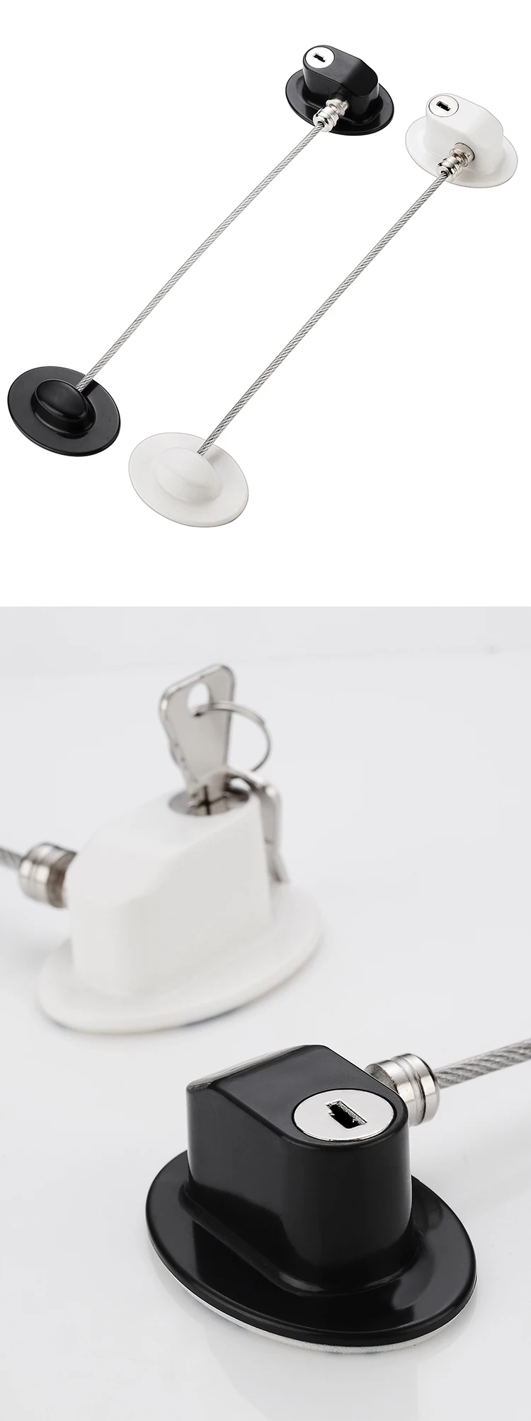 JZPENG 1 шт. Детская безопасность товар с 2 ключами замок для окон шкафа холодильника