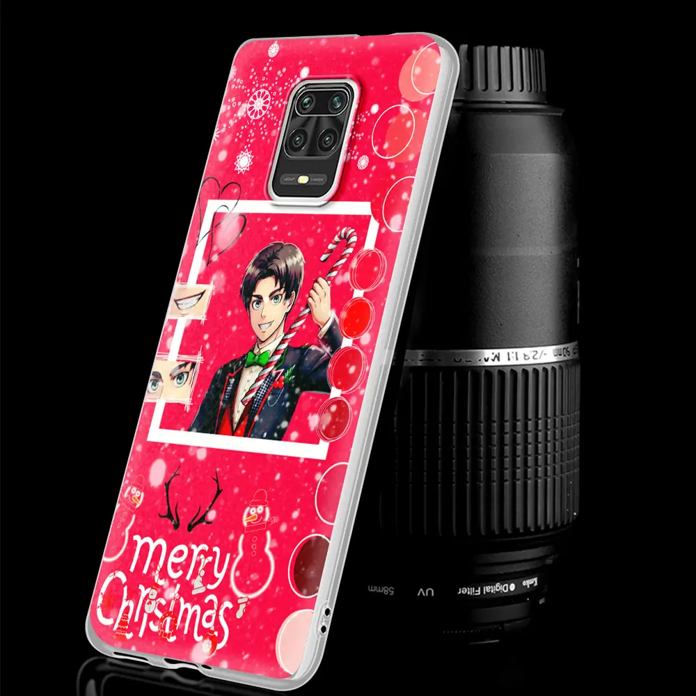 

Silicon Phone Case For Xiaomi Redmi Note 9S 8 Pro 9 7 8T 10 9C 7A 8A 9A 6A K30 Pro Soft Matte Cover Eren Jaeger Attack on Titan