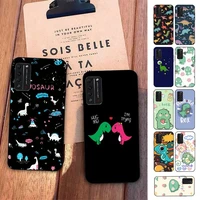 lvtlv cute dinosaur baby fashion phone case for huawei honor 10 i 8x c 5a 20 9 10 30 lite pro voew 10 20 v30