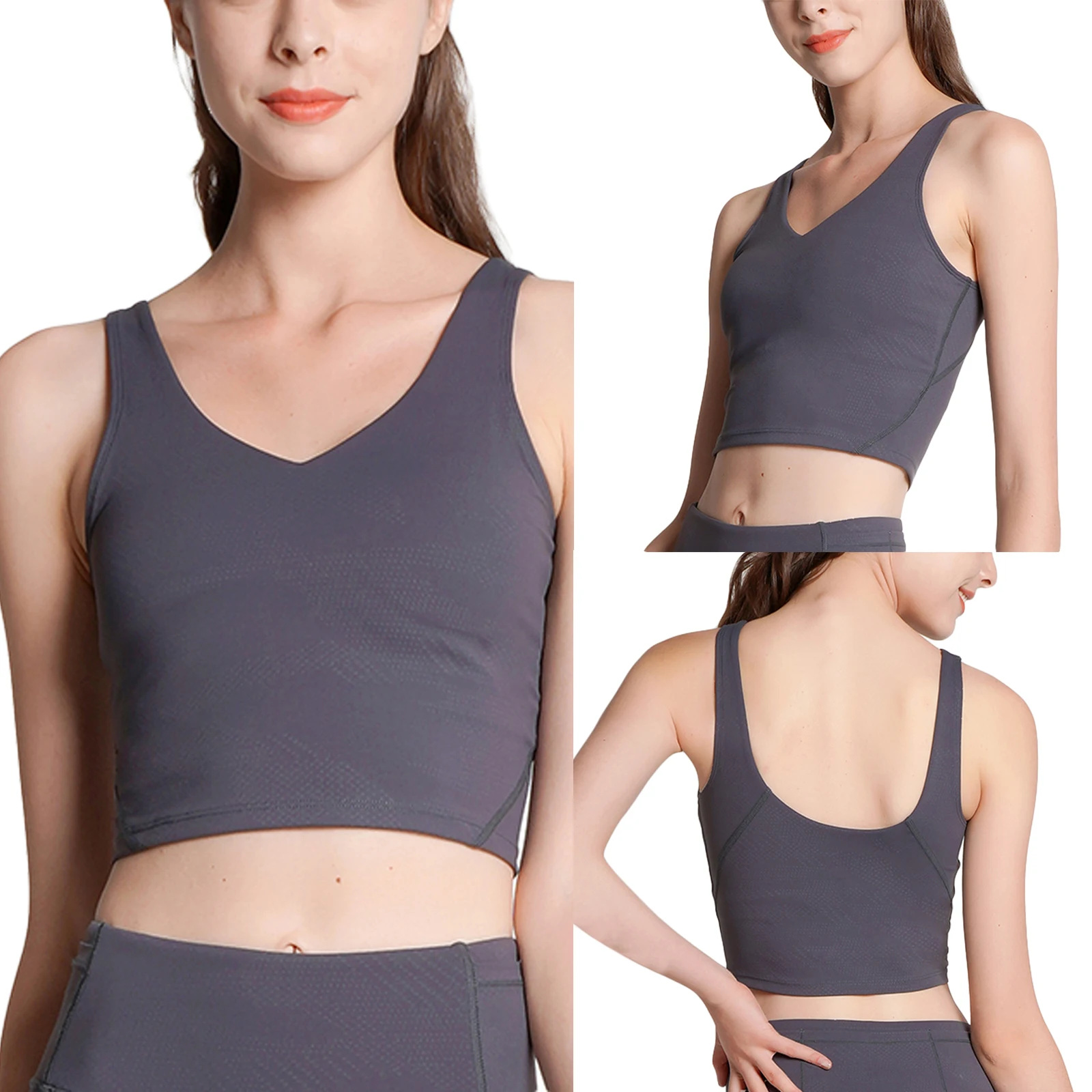 

Women Sleeveless Racerback Tank Crop Top OFF Letters Embroidery Ribbed Knit Slim Vest Summer Sports Bustier Streetwear