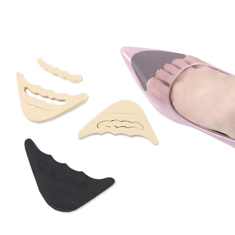 Adjust Size Toe Stopper Women shoes Anti-Pain Sponge Cushion Foot Forefoot Half Yards Shoes Pad Top Plug Shoe Insert | Обувь
