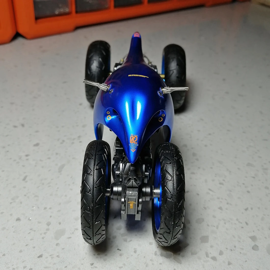 

DIY Mechanical Metal Puzzle Motorbike Model Kits 3D Assembled Crafts Home Decor For Kids Adults Creative GiftsFinished)