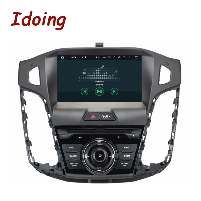 Автомобильный мультимедийный плеер Idoing 1Din Android для Ford Focus 2012 2014 4 Гб + 32 ГБ 8 ядер