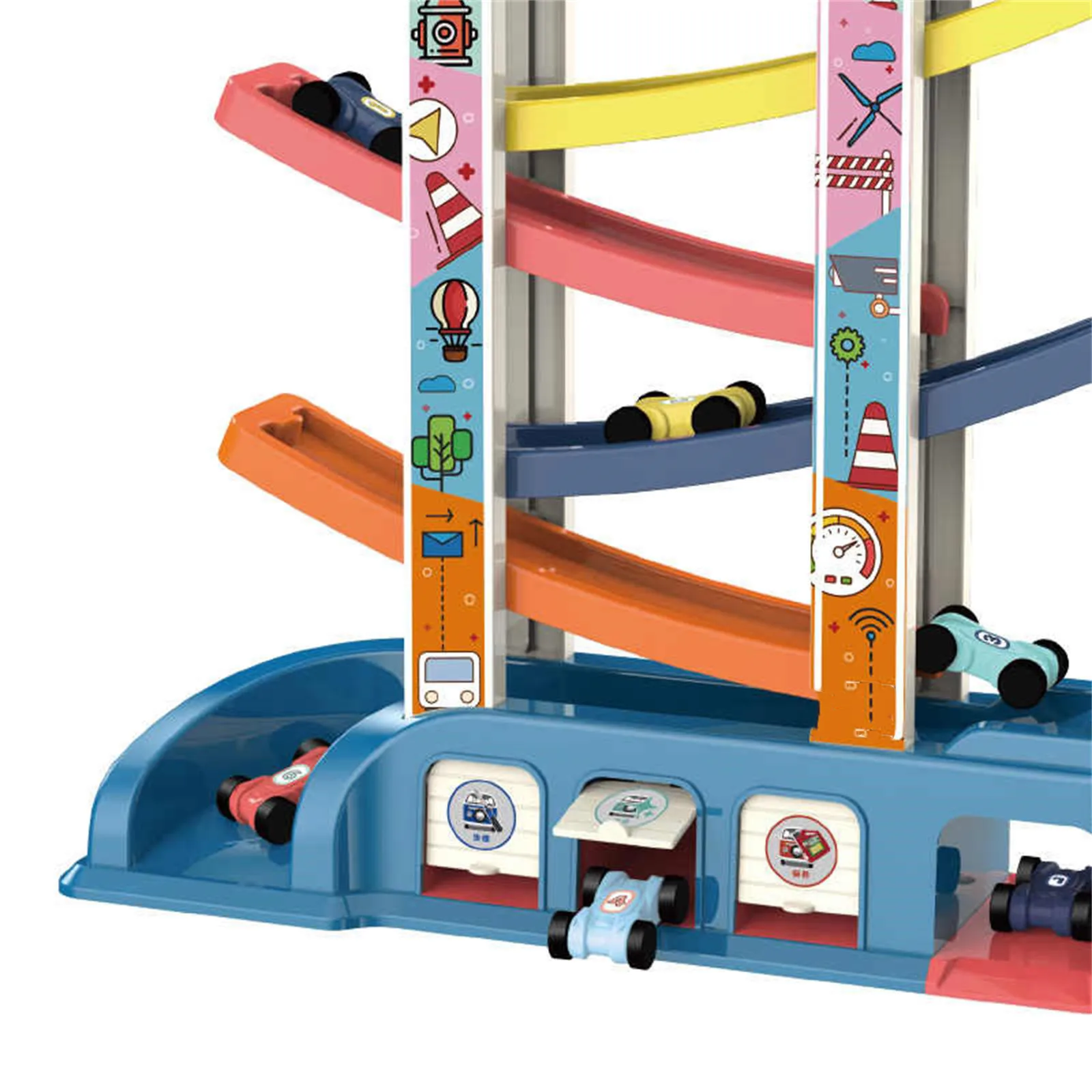 

Speedway Parking Lot Children Boy Surfing Ladder Car Birthday Gift Toy