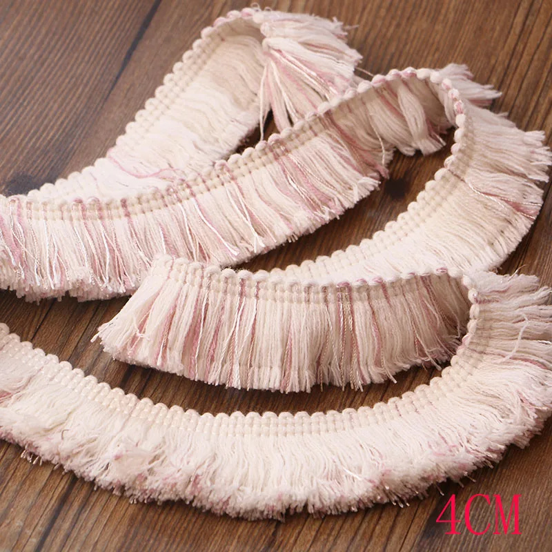 4CM 1YARD 1 ярд/лот 3,8 см Широкий Национальный стиль ретро цветные бахромы материалы для рукоделия Подушка кружева планки одежда аксессуары своими руками - Цвет: 4CM 1YARD